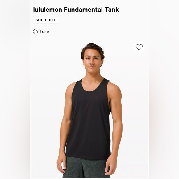 BNWT - Men’s XXL Lululemon Fundamental Tank - Picture 5 of 6